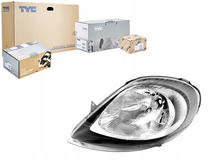 фото №1, Tyc фара h4 электрический цвет вкладыш: chromo