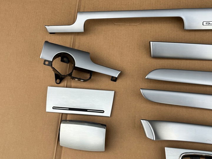 фото №7, Планки, декоры дверь i консоли audi a4 b7 s-line шлифованный алюминий