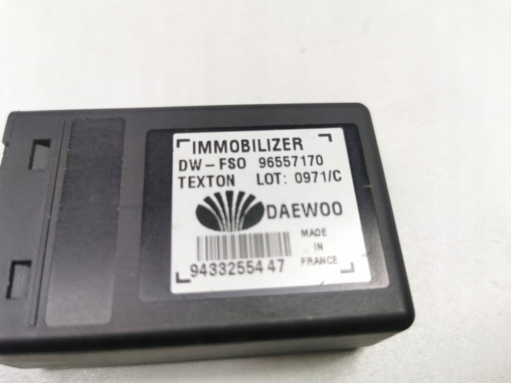 фото №6, Модуль - імобілайзер daewoo lanos oem номер 96264330 96557170