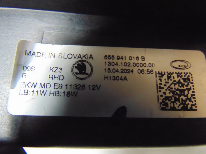 фото №15, Правая фара перед skoda kamiq 655941016b европа