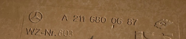 фото №7, Панель консоль pulpit mercedes e-klasa 211