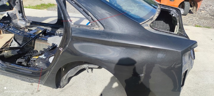 фото №3, Четверть порог крыло левая сторона audi a8 d4 ly8x