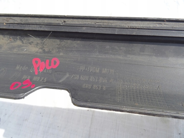 фото №10, Порог молдинг пороговая правая vw polo v 5 6r0853856b