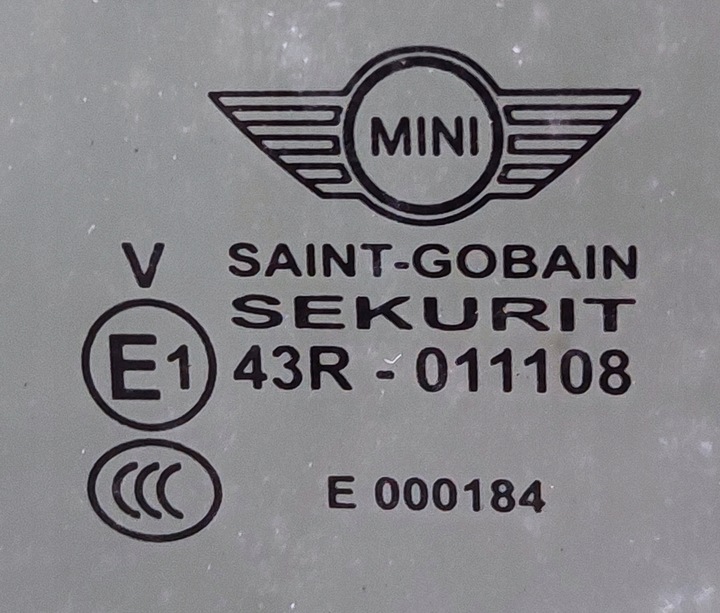 фото №2, Стекло дверь правая зад mini f54 clubman 7344142