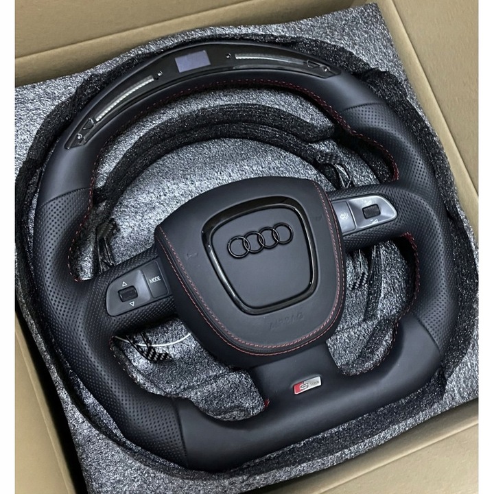 фото №10, Модифікація кермо audi a3 8p a4 b8 a5 a6 c6 sline тюнінг custom карбон