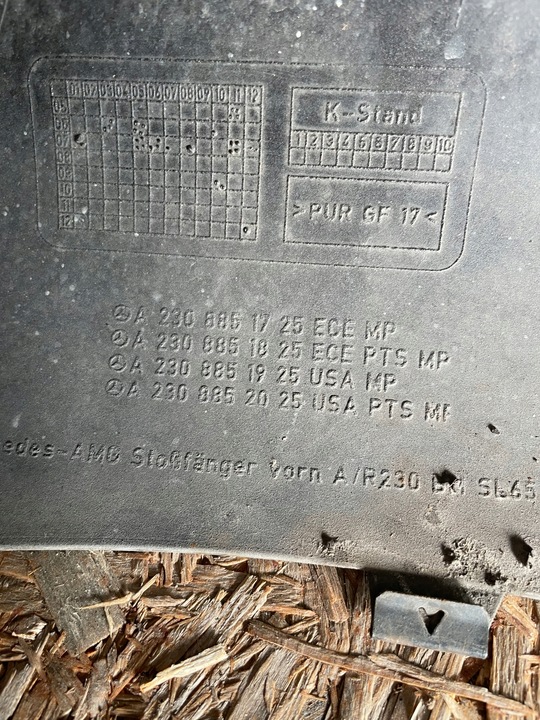 фото №12, Бампер переднє перед mercedes sl w230 6.3 amg