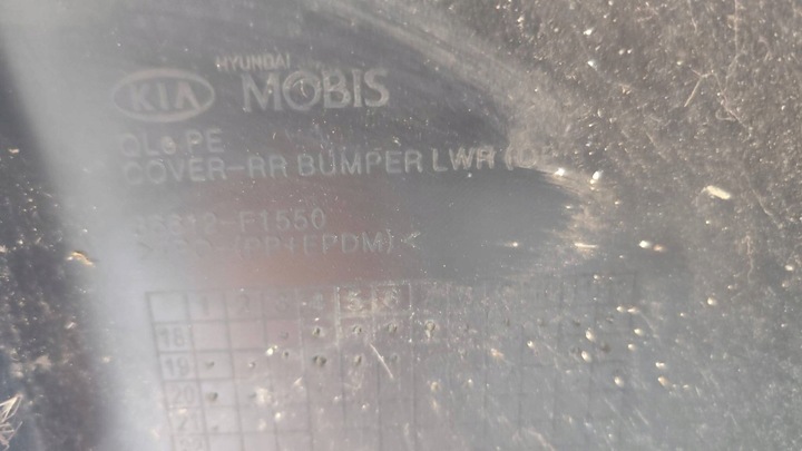 фото №7, Kia sportage iv рестайлінг бампер зад 86612-f1550 оригінал