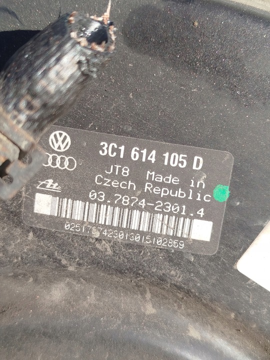 фото №7, Підсилювач насос гальмівна vw passat b6 3c1614105d