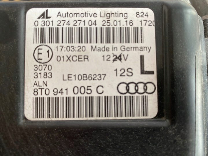 фото №10, Audi a5 8t рестайлинг s-line lz7g перед капот крылья бампер усилитель лампы