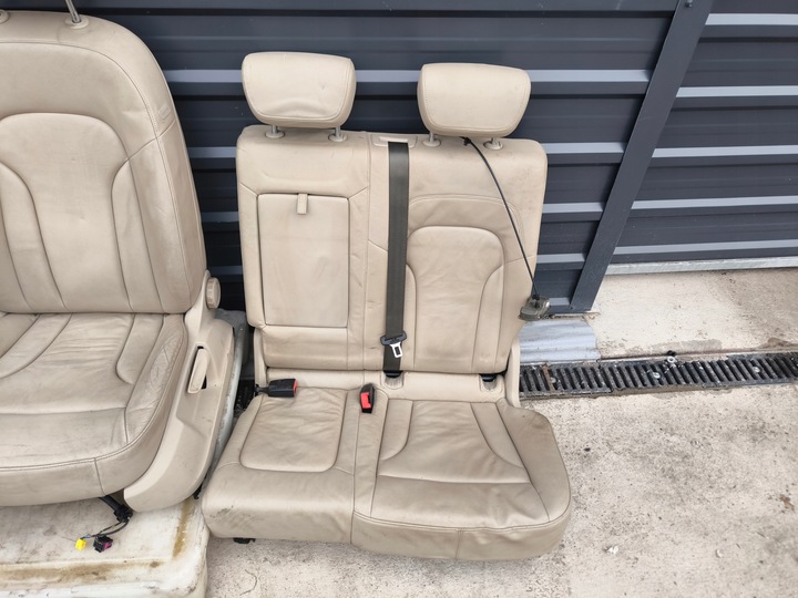 фото №5, Сиденье сиденья audi q5 8r кожа 2008-2016 светлый комплект !!!