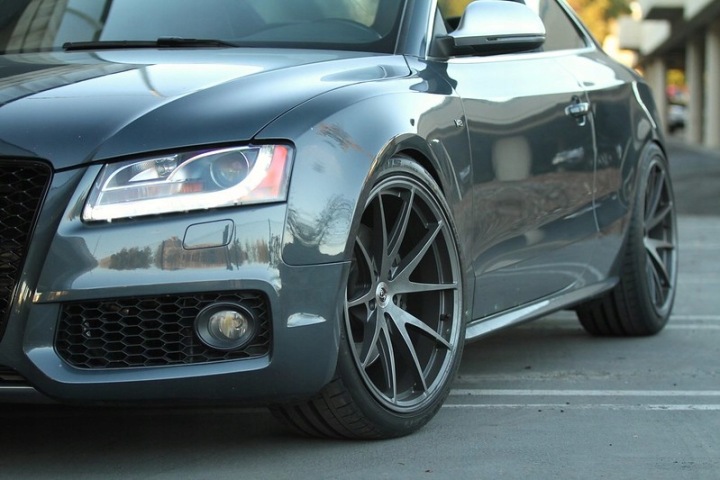 фото №8, Решётка радиатора audi a5 s-line 8t 07-12 rs5 design решётки противотуманные фары чёрный блеск