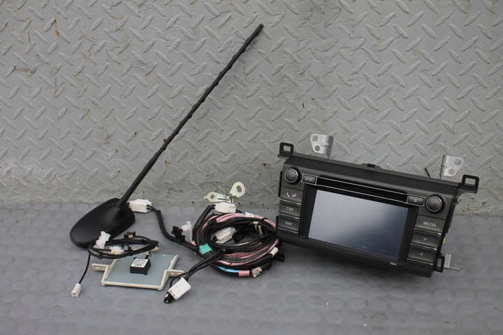 фото №6, Радио cd большой экран сенсорный pl меню toyota rav4 iv 12-18
