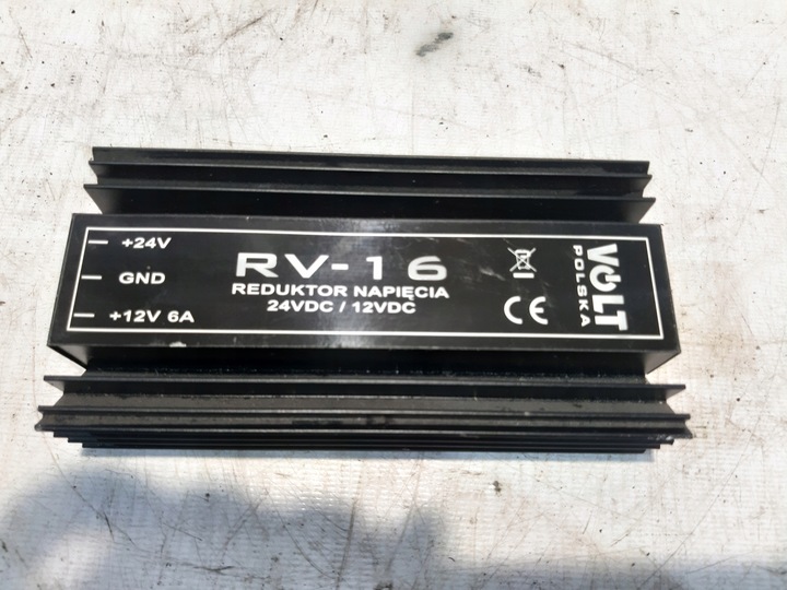фото №1, Редуктор преобразователь напряжения 24vdc/12vdc rv-16