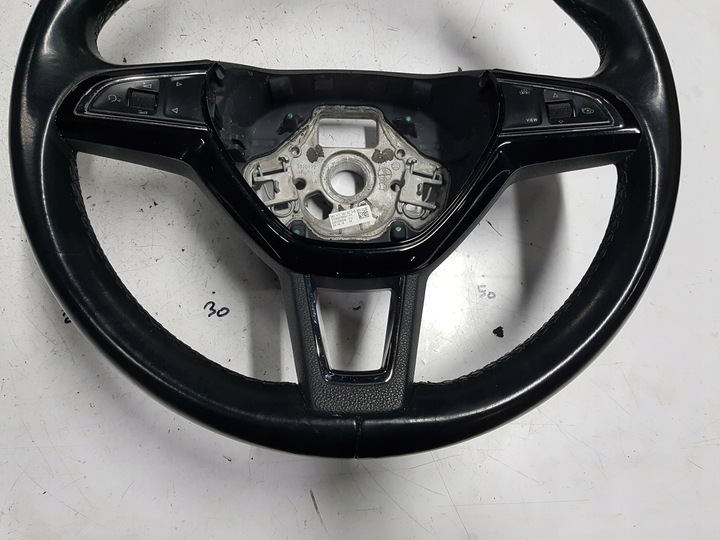 фото №5, Skoda octavia iii рестайлинг 17-20r руль кожаный 5e0419091bc