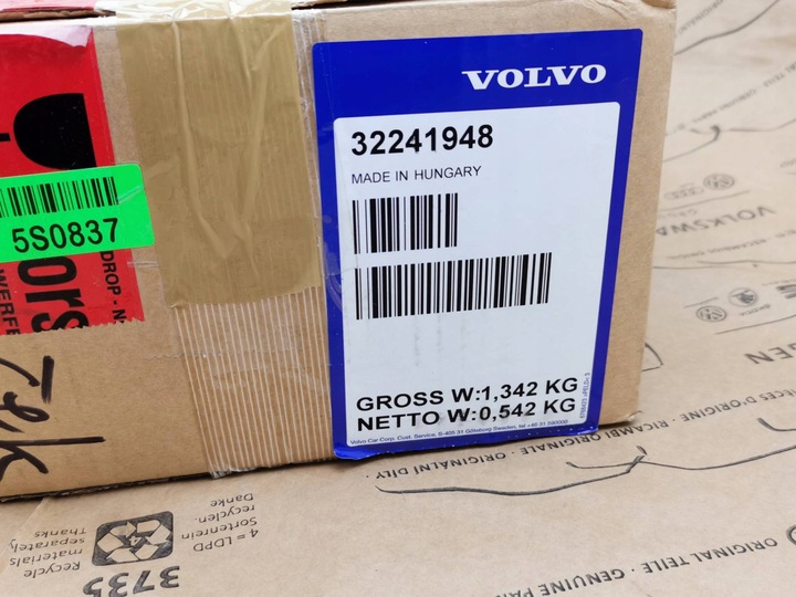 фото №9, Повітряна подушка ліва сидіння подушка безпеки volvo xc90 32241948 нова org