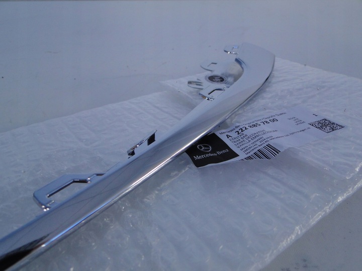 фото №9, Mercedes s клас w222 222 рестайлінг планка w бампер спойлер праві хром amg