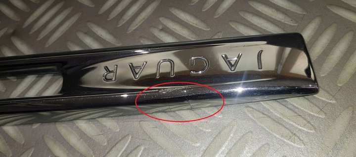 фото №10, Jaguar xj x351 планка накладка правая хром крыльев правые перед передняя