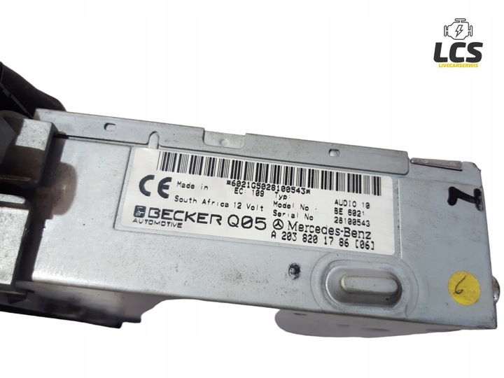 фото №4, Радіо cd радіопрогравач mercedes w203 a2038201786