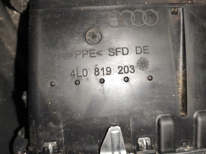 фото №10, Audi q7 4l рестайлінг захист задньої ґрати решітка повітропровід зад задня kpl оригінал