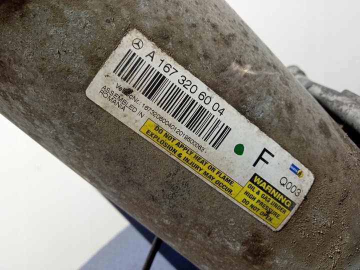 фото №9, Mercedes gls x167 амортизатор перед лівий переднє a1673206004