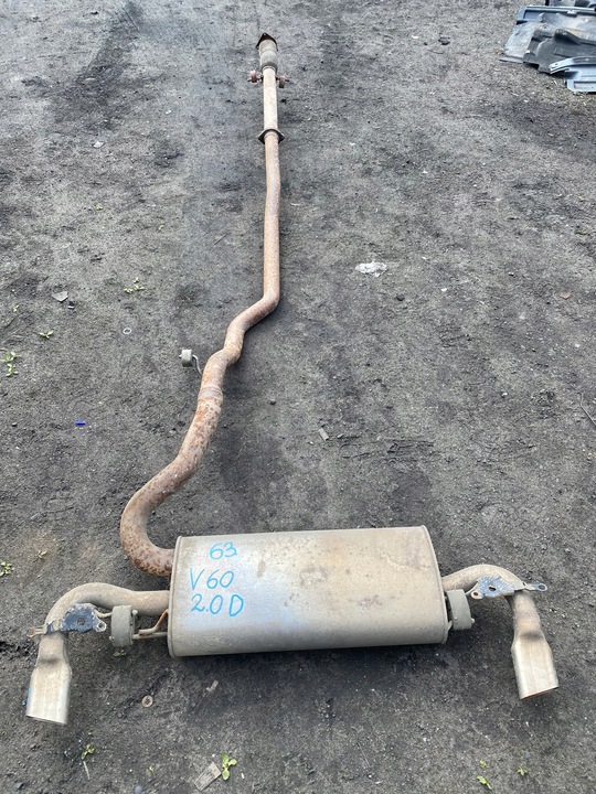 фото №1, 63 volvo v60 s60 2.0 d4 глушник вихлоп 31432881