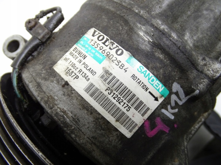 фото №10, Компресор кондиціонера volvo v40 ii 31292175