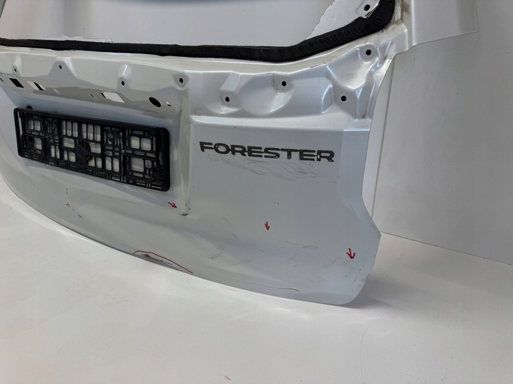 фото №7, Subaru forester sj 13-18 кришка багажника зад задня біла