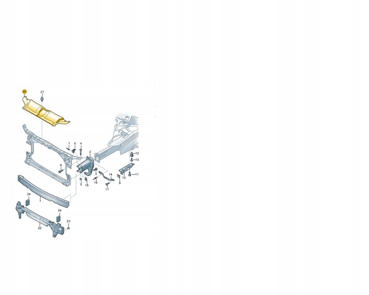 фото №1, Audi оригинальный номер 4g0807081d защита ремня