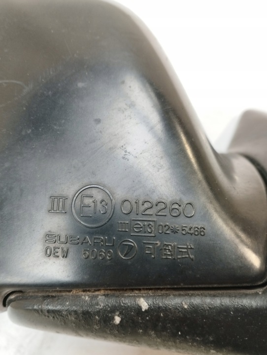фото №11, Subaru gc дзеркало праве 4pin 012260