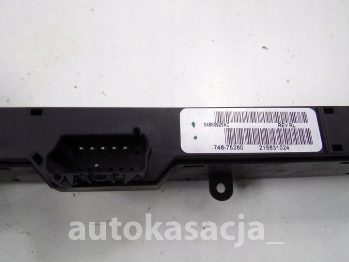 фото №6, Dodge caravan iv выключатель аварийных 04685925ac