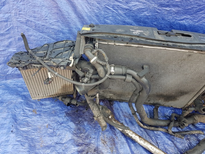 фото №9, Pas переднє радіатор vw volkswagen touareg 7l 3.0 tdi