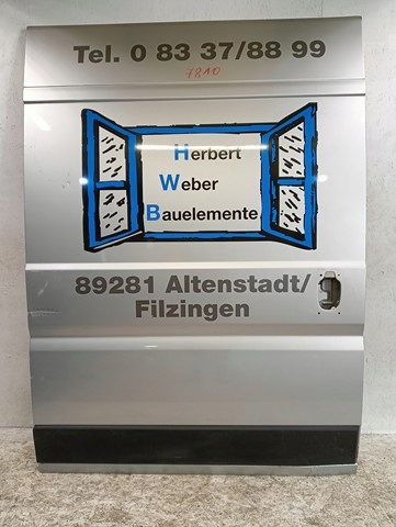 фото №1, Двері праві задні зсувні boxer ducato jumper 2006-