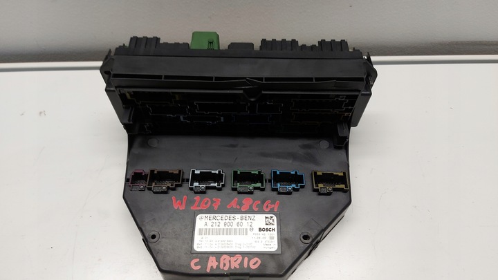 фото №9, Mercedes e w207 модуль блок управления sam предохранители a2129006012