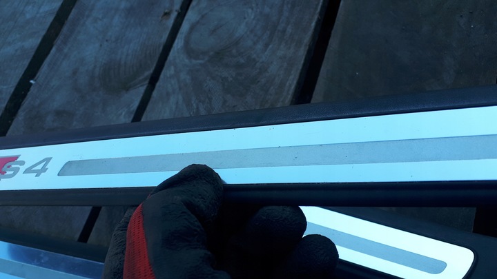 фото №8, S4 b8 рестайлінг планки порогові sline накладки na пороги