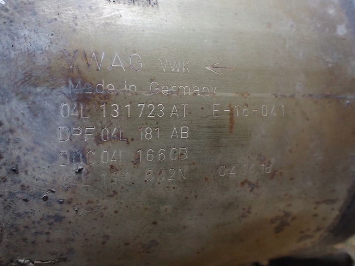 фото №14, Каталізатор vw passat b8 sedan 2016 2.0 dsg eu 04l131723at 7102