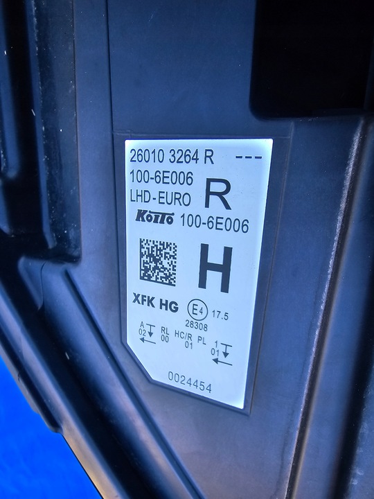 фото №14, Лампа renault kangoo iii iv 21-24 повний led 260103264r