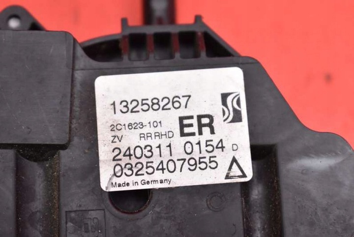 фото №6, Замок двері правий зад задній 0325407955 opel corsa d 5d 10-20