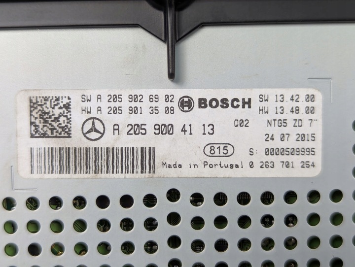 фото №6, Дисплей экран монитор навигации mercedes c 200 a2059004113