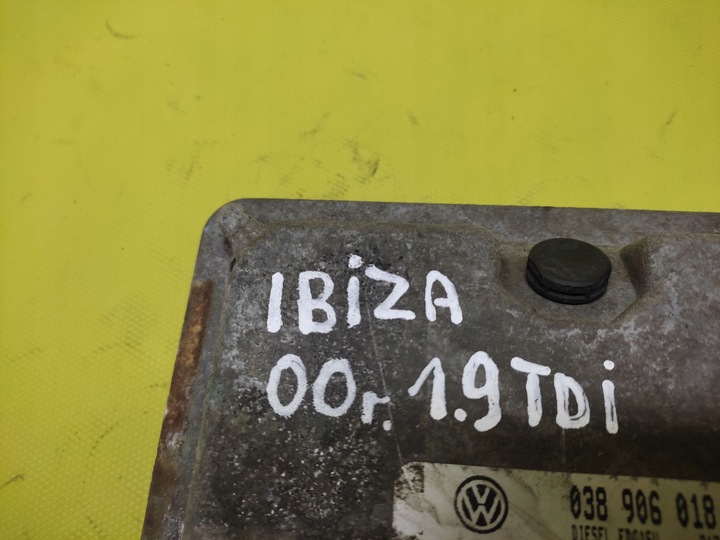 фото №5, Seat ibiza 1.9 tdi блок керування двигуна 0281010006