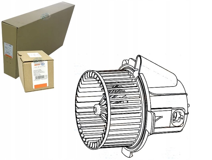 фото №1, Вентилятор повітродувка [behr hella]