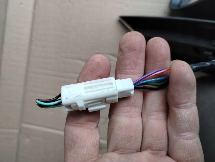 фото №9, Mazda cx7 cx-7 2006-2012 06-12 зеркало правые внешние 6-pin