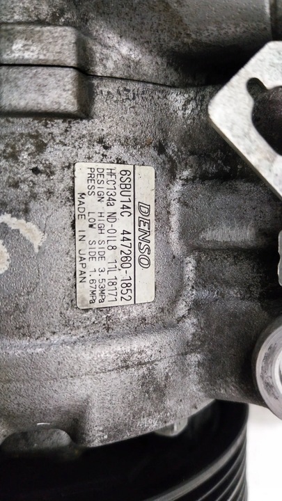 фото №6, Компрессор кондиционера 447260-1852 bmw e90 e91 e92 e93 e87 e84 2.0d n47