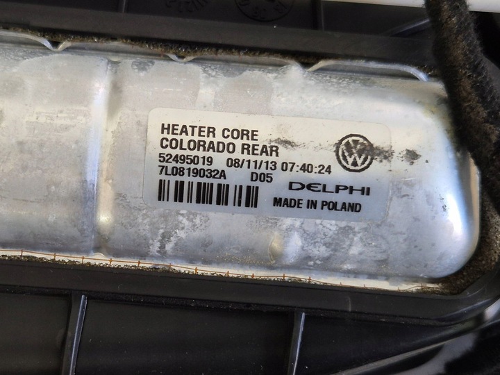 фото №11, Vw touareg ii 7p отопитель задняя вентилятор 7p0955453 7p0820003e