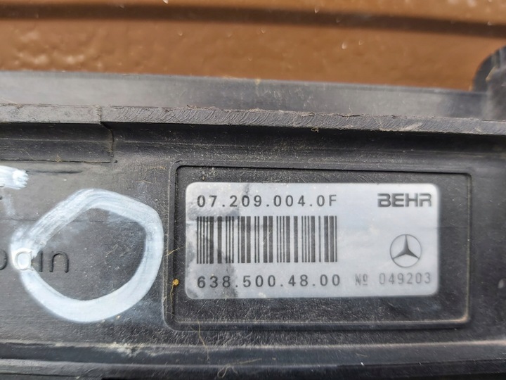 фото №10, Вентилятор радиатор mercedes vito w638 6385004800
