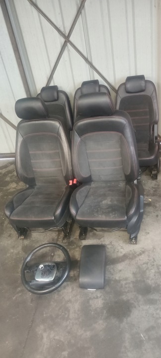 фото №16, S-max galaxy 06-15r титан s st комплект сидінь алькантара 5 штук