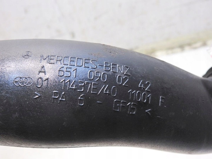 фото №6, Труба повітропровід повітря mercedes w212 2.2 cdi a6510900242