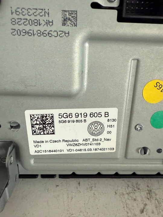 фото №10, Vw golf 7 passat b8 tiguan ii екран дисплей mib2 5g6919605b