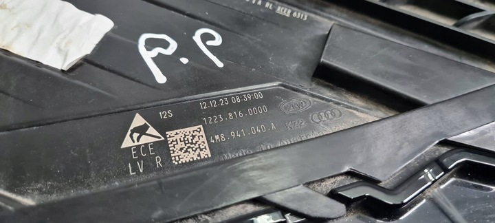 фото №9, Sq8 4m рестайлінг rsq8 q8 лампа права правий перед beam matrix англієць 4m8941040a