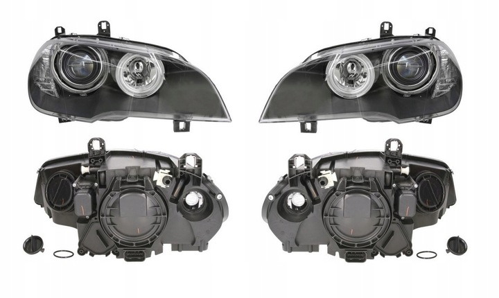 фото №1, Фара лампа bmw x5 e70 06-13 левый + правый depo