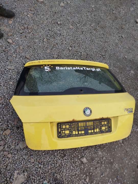 фото №12, Крышка багажника skoda fabia ii хэтчбек стекло крышки цвет 6226